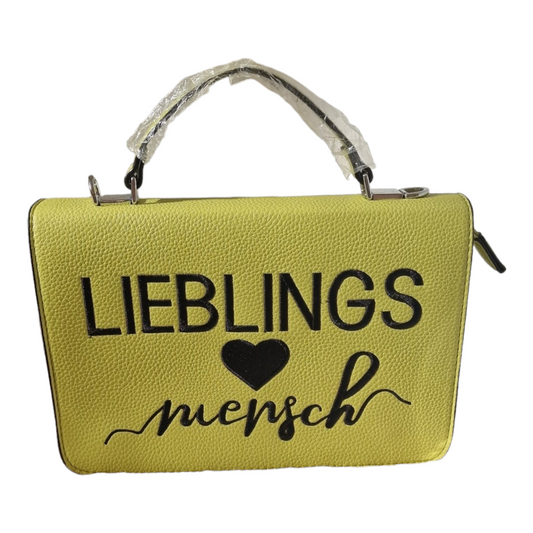 Tasche " Lieblingsmensch " Grün