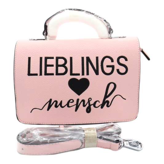 Tasche " Lieblingsmensch " Rosa