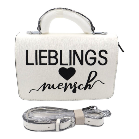 Tasche " Lieblingsmensch " White